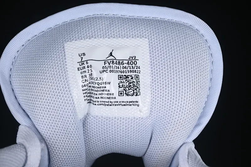 All categories Air Jordan Jordan series basketball shoes Air Jordan 1 Low Air Jordan 1 Low AJ1 Joe 1 light blue low-top cultural and casual sneakers FV8486-400